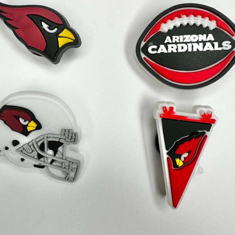 New Crocs NFL  Football Charms Arizona Cardinals